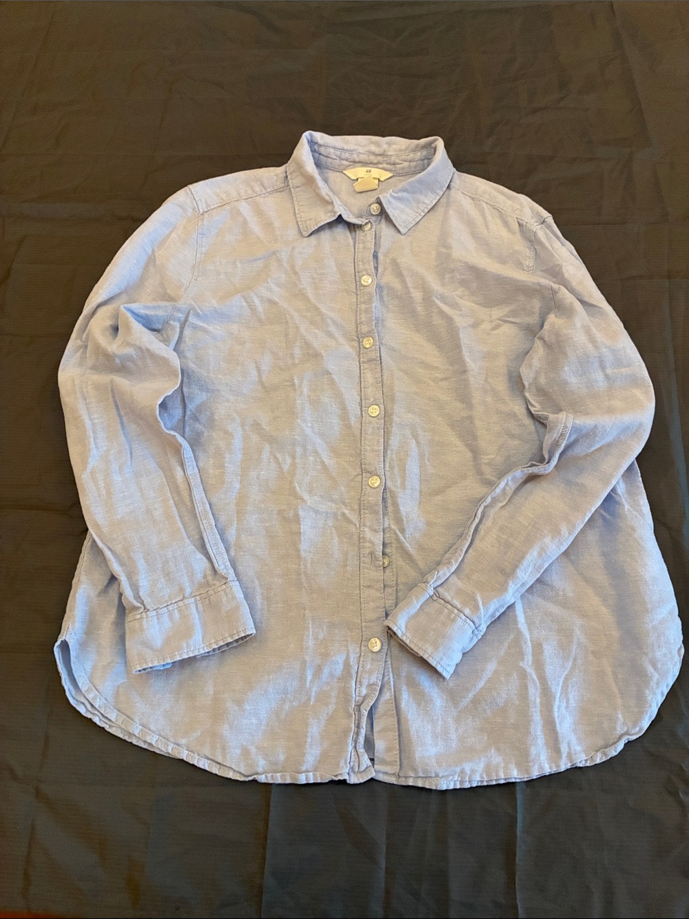 H&M Light Blue Women's Button-Down Shirt